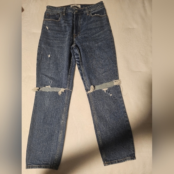 Abercrombie & Fitch Jeans Size 29 Blue Curve Love Skinny High Rise - Picture 6 of 8